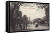 Street Scene in the Fort Area of Colombo-null-Framed Stretched Canvas