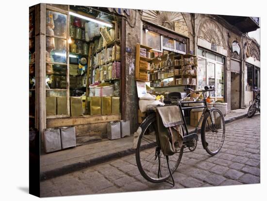 Street Scene in the Old City, Damascus, Syria-Julian Love-Stretched Canvas