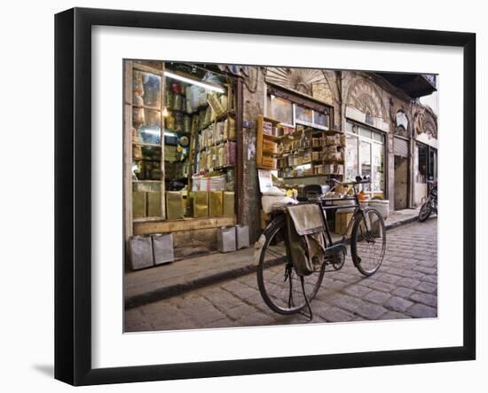 Street Scene in the Old City, Damascus, Syria-Julian Love-Framed Photographic Print