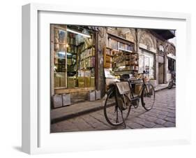 Street Scene in the Old City, Damascus, Syria-Julian Love-Framed Photographic Print