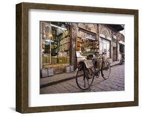 Street Scene in the Old City, Damascus, Syria-Julian Love-Framed Photographic Print