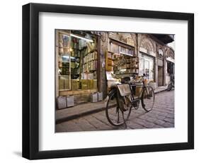 Street Scene in the Old City, Damascus, Syria-Julian Love-Framed Photographic Print