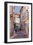 Street Scene in the Old Part of the City of Avignon, Vaucluse, France, Europe-Julian Elliott-Framed Photographic Print