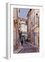 Street Scene in the Old Part of the City of Avignon, Vaucluse, France, Europe-Julian Elliott-Framed Photographic Print