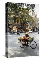 Street Scene in the Old Quarter, Hanoi, Vietnam, Indochina, Southeast Asia, Asia-Yadid Levy-Stretched Canvas