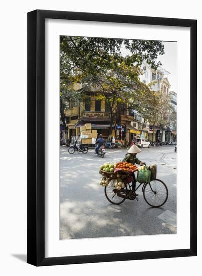 Street Scene in the Old Quarter, Hanoi, Vietnam, Indochina, Southeast Asia, Asia-Yadid Levy-Framed Photographic Print