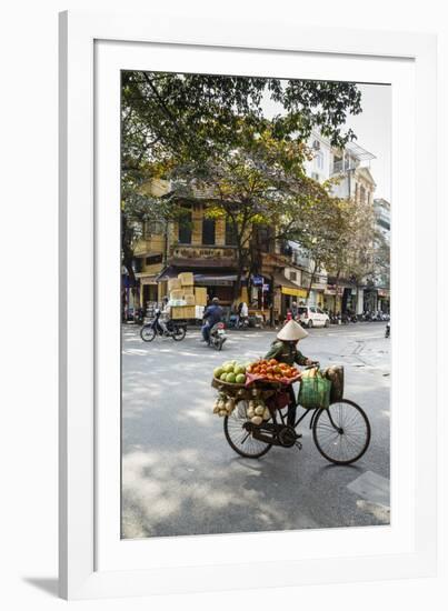 Street Scene in the Old Quarter, Hanoi, Vietnam, Indochina, Southeast Asia, Asia-Yadid Levy-Framed Photographic Print