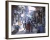 Street Scene in the Souks of the Medina, Marrakech (Marrakesh), Morocco, North Africa, Africa-Lee Frost-Framed Photographic Print