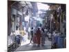 Street Scene in the Souks of the Medina, Marrakech (Marrakesh), Morocco, North Africa, Africa-Lee Frost-Mounted Photographic Print
