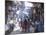 Street Scene in the Souks of the Medina, Marrakech (Marrakesh), Morocco, North Africa, Africa-Lee Frost-Mounted Photographic Print