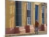 Street Scene in Trinidad, Cuba-Peter Adams-Mounted Photographic Print