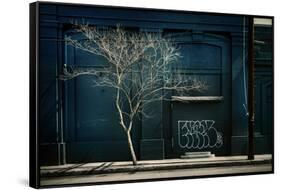 Street Scene in USA-null-Framed Stretched Canvas