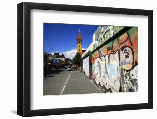 Street scene in Ushuaia, Tierra del Fuego, Argentina, South America-David Pickford-Framed Photographic Print