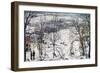 Street Scene in Winter, 1919-1920-Isaak Brodsky-Framed Giclee Print