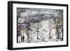 Street Scene in Winter, 1919-1920-Isaak Brodsky-Framed Giclee Print