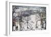 Street Scene in Winter, 1919-1920-Isaak Brodsky-Framed Giclee Print