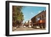 Street Scene in Winter Park-null-Framed Art Print