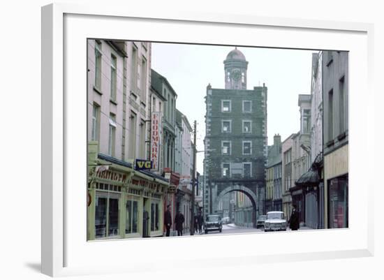 Street Scene in Youghal, County Cork, Ireland-CM Dixon-Framed Photographic Print