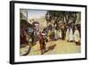 Street Scene, Kairouan, Tunisia, C1924-null-Framed Giclee Print