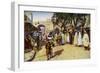 Street Scene, Kairouan, Tunisia, C1924-null-Framed Giclee Print