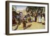 Street Scene, Kairouan, Tunisia, C1924-null-Framed Premium Giclee Print