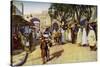 Street Scene, Kairouan, Tunisia, C1924-null-Stretched Canvas