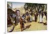 Street Scene, Kairouan, Tunisia, C1924-null-Framed Premium Giclee Print