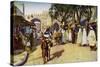 Street Scene, Kairouan, Tunisia, C1924-null-Stretched Canvas