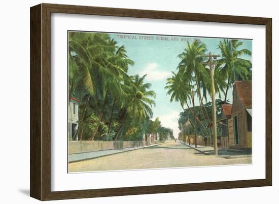 Street Scene, Key West, Florida-null-Framed Art Print