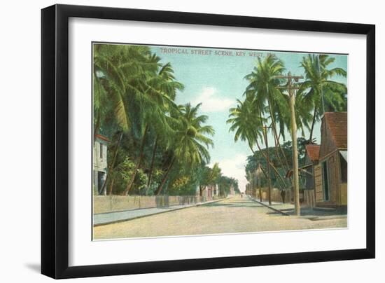 Street Scene, Key West, Florida-null-Framed Art Print