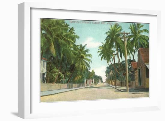 Street Scene, Key West, Florida-null-Framed Art Print