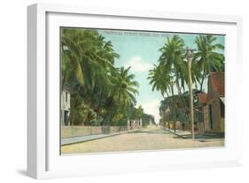 Street Scene, Key West, Florida-null-Framed Art Print