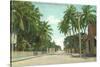 Street Scene, Key West, Florida-null-Stretched Canvas