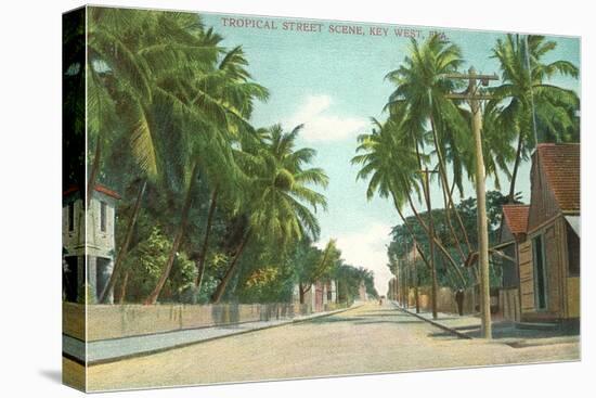 Street Scene, Key West, Florida-null-Stretched Canvas