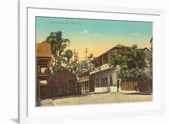 Street Scene, Key West-null-Framed Premium Giclee Print