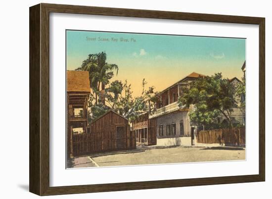 Street Scene, Key West-null-Framed Art Print