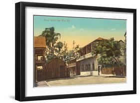 Street Scene, Key West-null-Framed Art Print