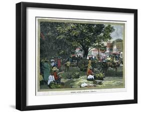 Street Scene, Kingston, Jamaica, C1880-null-Framed Giclee Print