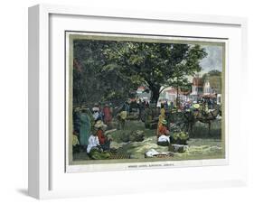 Street Scene, Kingston, Jamaica, C1880-null-Framed Giclee Print