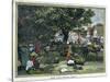 Street Scene, Kingston, Jamaica, C1880-null-Stretched Canvas