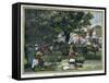 Street Scene, Kingston, Jamaica, C1880-null-Framed Stretched Canvas