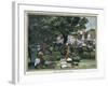 Street Scene, Kingston, Jamaica, C1880-null-Framed Giclee Print