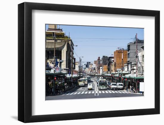 Street Scene, Kyoto, Japan, Asia-Michael Runkel-Framed Photographic Print