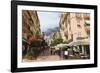 Street Scene, La Condamine, Monaco, Europe-Amanda Hall-Framed Photographic Print