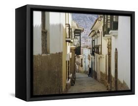 Street Scene, La Paz, Bolivia, South America-Jane Sweeney-Framed Stretched Canvas