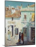 Street Scene, La Ronda, Spain, 1910-Childe Hassam-Mounted Giclee Print