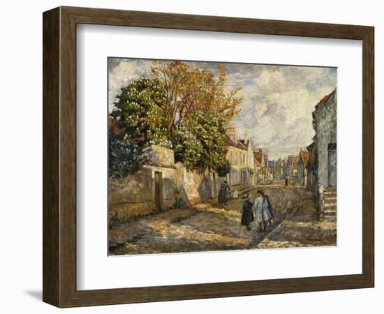 Street Scene, Lagny; Scene De Rue, Lagny-Henri Lebasque-Framed Giclee Print