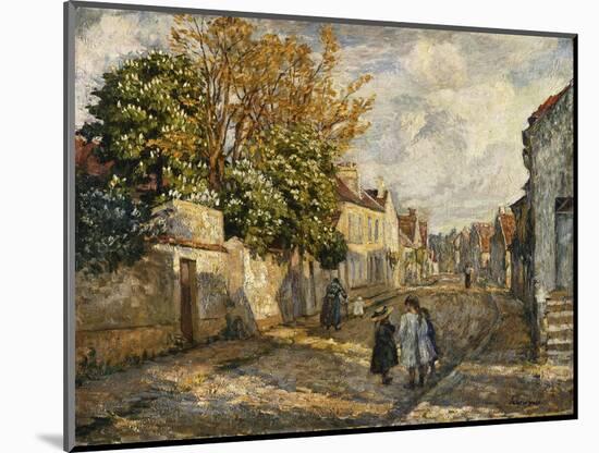 Street Scene, Lagny; Scene De Rue, Lagny-Henri Lebasque-Mounted Giclee Print
