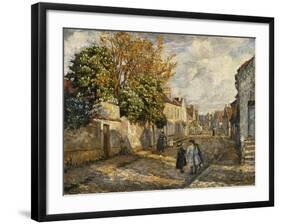 Street Scene, Lagny; Scene De Rue, Lagny-Henri Lebasque-Framed Giclee Print