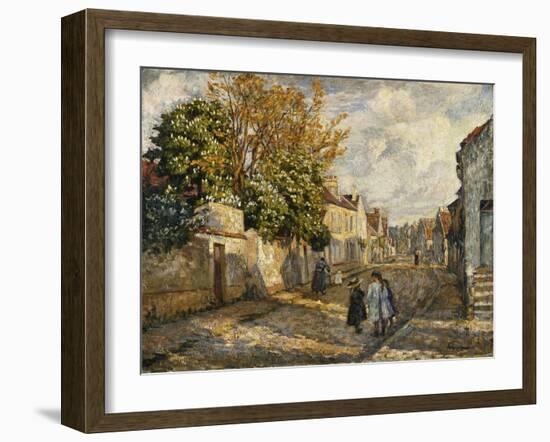 Street Scene, Lagny; Scene De Rue, Lagny-Henri Lebasque-Framed Giclee Print